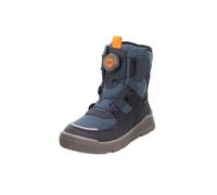 Superfit Mars Warm Gefütterte Gore-tex Botte de Neige, Bleu Orange 8020, 37 EU