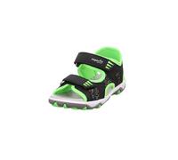 Superfit Mike 3.0 Sandale, Noir/Vert Clair 0000, 27 EU