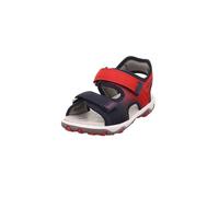 Superfit Mike 3.0 Sandales pour garçon 1-009465, Bleu et rouge 8000, 35 EU