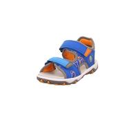 Superfit MIKE 3.0 Sandales pour garçon 1-009467, Bleu Orange 8050, 34 EU