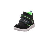 Superfit Mini Baskets Sport7 pour Fille, Noir, Vert Clair 0020, 33 EU