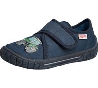 SUPERFIT Pantoufle 'Bill' bleu nuit / aqua / gris argenté / vert clair, Taille 35