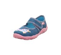SUPERFIT Pantoufle 'BONNY' bleu denim / bleu clair / jaune / rose clair, Taille 29