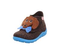 SUPERFIT Pantoufle 'HAPPY OCTI' bleu / marron / chocolat, Taille 22