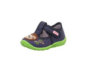 SUPERFIT Pantoufle 'SPOTTY' beige / bleu foncé / marron / noir, Taille 19