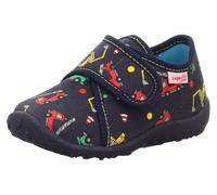 SUPERFIT Pantoufle 'SPOTTY' bleu foncé / jaune / vert clair / rouge, Taille 18