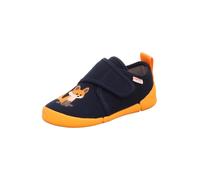SUPERFIT Pantoufle 'VENTI' crème / bleu marine / brun foncé / orange, Taille 32