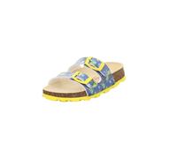 Superfit Pantoufles basses Fussbettpantoffel pour garçon, Bleu Jaune 8080, 25 EU