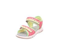 Superfit Pebbles Sandale, rose/vert clair 5520, 26 EU