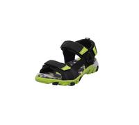 Superfit Sandales à lanières Henry pour garçon, Noir/vert, 35 EU