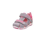 Superfit Sandales Fanni pour bébé fille., Gris et rose., 21 EU