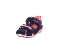 Superfit Sandales Fanni pour fille, Bleu et rose 8000, 18 EU