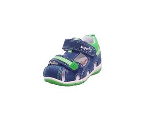 Superfit Sandales Freddy pour garçon, Bleu Vert 8010, 20 EU