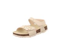 SUPERFIT Sandales 'FUSSBETTPANTOFFEL' crème / or / blanc, Taille 33