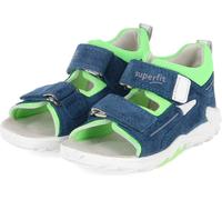Superfit Sandales garçons Minilettes FLOW Bleu Vert Daim Textile Taille : 23