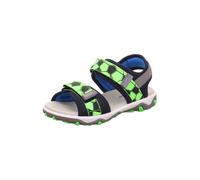 SUPERFIT Sandales 'MIKE 3.0' bleu marine / gris / citron vert, Taille 32