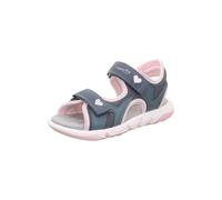 Superfit Pebbles Sandale, Bleu et Rose 8000, 33 EU