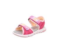 SUPERFIT Sandales 'Pebbles' jaune clair / rose, Taille 28
