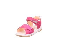 Superfit Sandales Pebbles pour fille, Rose Orange 5500, 32 EU Weit