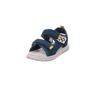 Superfit Sandales Pixie pour garçon, Bleu jaune 8000., 35 EU Weit