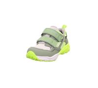 Superfit SPORT5 Chaussures basses à scratch pour fille et garçon Largeur : moyenne Semelle lâche Sympatex Caserta Recycled, Vert clair jaune 500, 30 EU