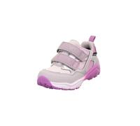 Superfit SPORT5 Chaussures basses à scratch pour fille et garçon Largeur : moyenne Semelle lâche Sympatex Caserta Recycled, Gris clair, violet 500, 27 EU