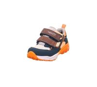 Superfit SPORT5 Chaussures basses à scratch pour fille et garçon Largeur : moyenne Semelle lâche Sympatex Caserta Recycled, Bleu Orange 000, 29 EU