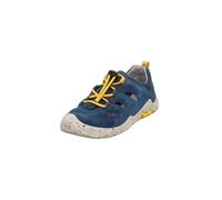 SUPERFIT Baskets 'TRACE' bleu foncé / jaune, Taille 28