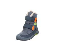 Superfit Trace Warm Gefütterte Gore-tex Botte de Neige, Bleu Orange 8020, 34 EU