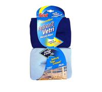 SUPERFIVE Chiffons éponge pour vitres Double Face, Lave et sèche sans Halos, kit Microfibre (Magnifiques)