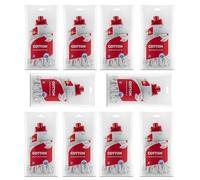 SUPERFIVE, Cotton Mop, Vadrouille en Coton Universel, vadrouille avec Franges Douces, Coton recy onvient à Tous Les essoreurs, 10 pièces