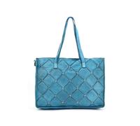 Superflybags Femme Sac Besace en Cuir véritable lavé écossaise Modèle BRESCIA LARGE 41x28x10 Fabriqué en Italie