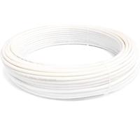 SUPERFOG - Rouleau de 50 mètres de tuyau en polyamide. Taille 1/4". Haute résistance. Pression de rupture 140 Bar. Couleur blanche.