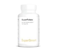 SuperFolate (Quatrefolic®) - Acide Folique (Vitamine B9) - Contribue à Réduire la Fatigue et à Soutenir la Fonction Psychologique - Élu «Produit de l’année» au NutraIngredients Award 2016 - Supersmart