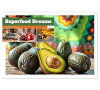 Superfood Dreams - AI art for gourmets (Wall Calendar 2026 DIN A2 landscape), CALVENDO 12 Month Wall Calendar: Superfoods in their most beautiful form. A unique AI art calendar