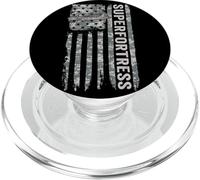 Superfortress Drapeau américain Camouflage Militaire B29 PopSockets PopGrip pour MagSafe