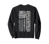 Superfortress Drapeau américain Camouflage Militaire B29 Sweatshirt