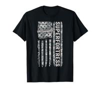Superfortress Drapeau américain Camouflage Militaire B29 T-Shirt