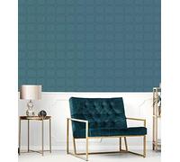 Superfresco Easy Papier peint intissé Boules Disco 1005 x 52cm Vert | Revêtement Mural, Tapisserie | Ambiance Facile à poser et à enlever