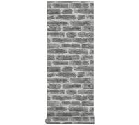 Superfresco Easy Papier peint intissé Industriel Briques Loft 1005 x 52cm Noir | Revêtement Mural, Tapisserie | Ambiance Facile à poser et à Enlever