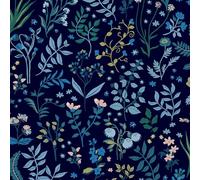 Superfresco Easy Papier peint intissé Joules Holcombe floral 1005 x 52cm Bleu | Revêtement Mural, Tapisserie | Ambiance Facile à poser et à enlever
