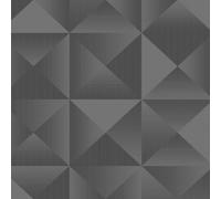 Superfresco Easy Papier Peint intissé Kaléidoscope 1005 x 52cm Gris Anthracite | Revêtement Mural, Tapisserie | Ambiance Facile à Poser et à enlever