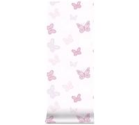 Superfresco Easy Papier peint intissé Papillons glamour 1005 x 52cm Rose, Mauve | Revêtement Mural, Tapisserie | Ambiance Facile à poser et à enlever