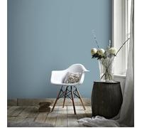 SUPERFRESCO EASY Papier peint support intissé Uni vinyle - 1005 x 52 cm - Bleu