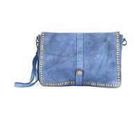 Superfybags Sac Pochette Porté Épaule/Porté Main En Cuir Véritable Vintage modèle CARMELITA Made In Italy