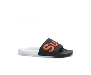 Superga - 1908 Slides Polysoft - Femme - Chaussures - Noir - Taille: 35 EU