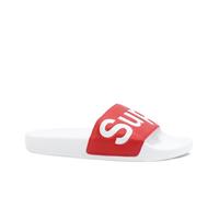 Superga - 1908 Slides Polysoft - Femme - Chaussures - Rouge - Taille: 38 EU