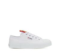 Superga 2630 Stripe Rainbow Baskets pour Femme Blanc/Arc-en-Ciel, Arc-en-Ciel Blanc., 38 EU