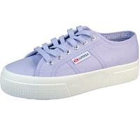 SUPERGA 2740 Platform, Chaussures à lacets Unisexe-Adulte, Ach Violet Lilas F Ivoire, 39 EU