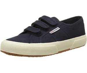 Superga 2750-COT3VELU, Baskets Basses Mixte Adulte, Bleu (Navy), 38 EU (5)